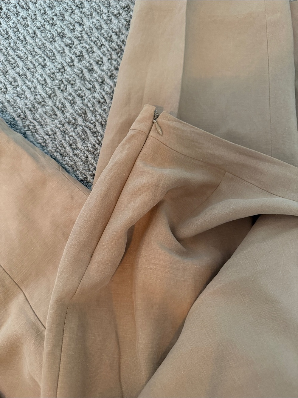 Sleeveless Brown Eyelet Front Women's Top - Picture 5 of 7